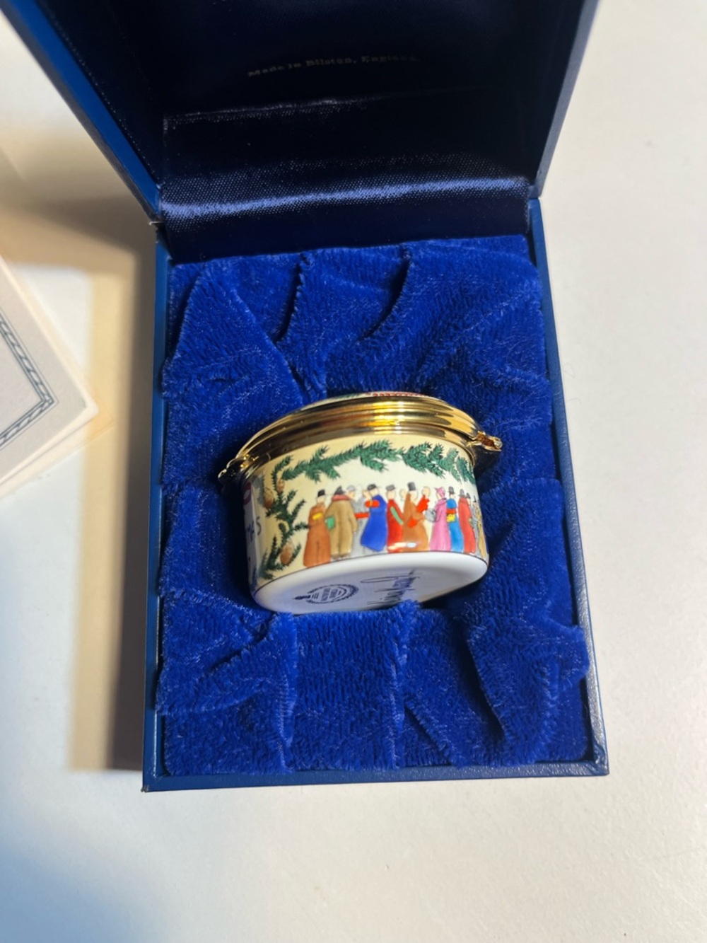 Halcyon Days Enamels “The Perfect Christmas Gift” 1997 - Picture 3 of 9
